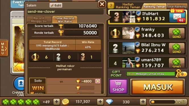 Jual akun get rich edward max pendant mantap bonus Cokiee Run