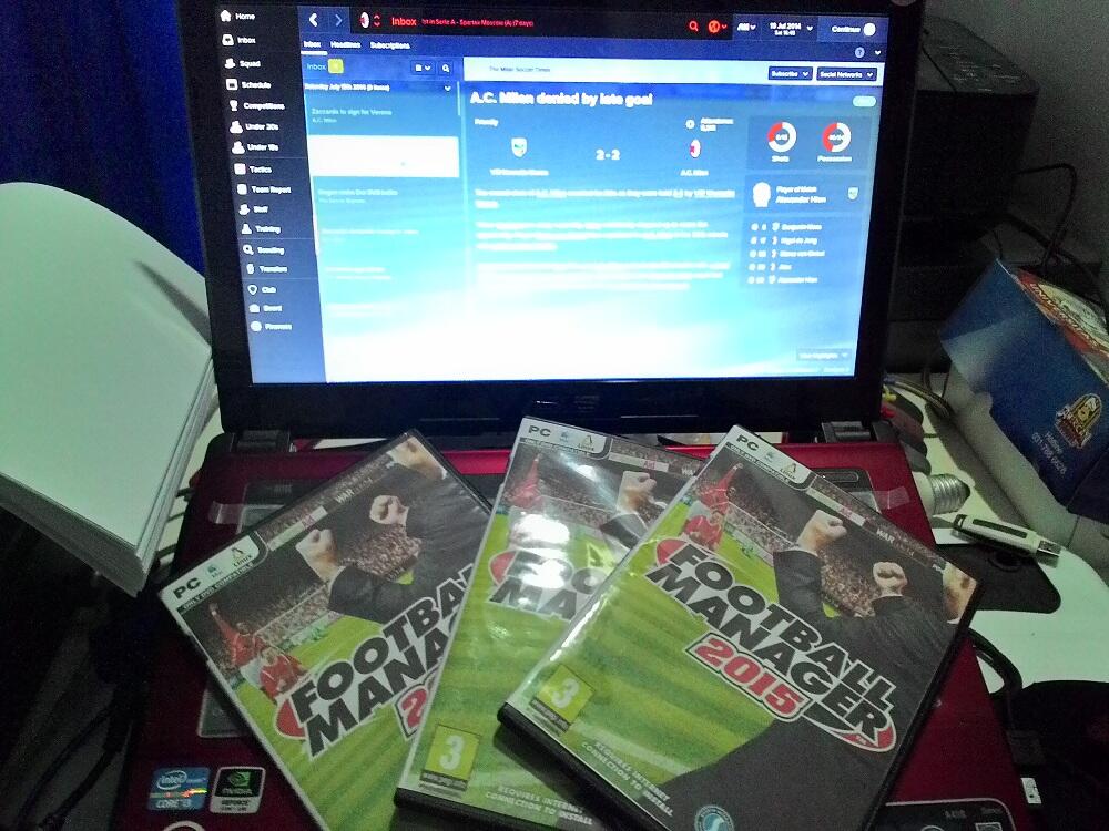 FOOTBALL MANAGER 2015 + MEGAPACK KITS,METALLIC LOGO & FACES (FM 15 3DM)