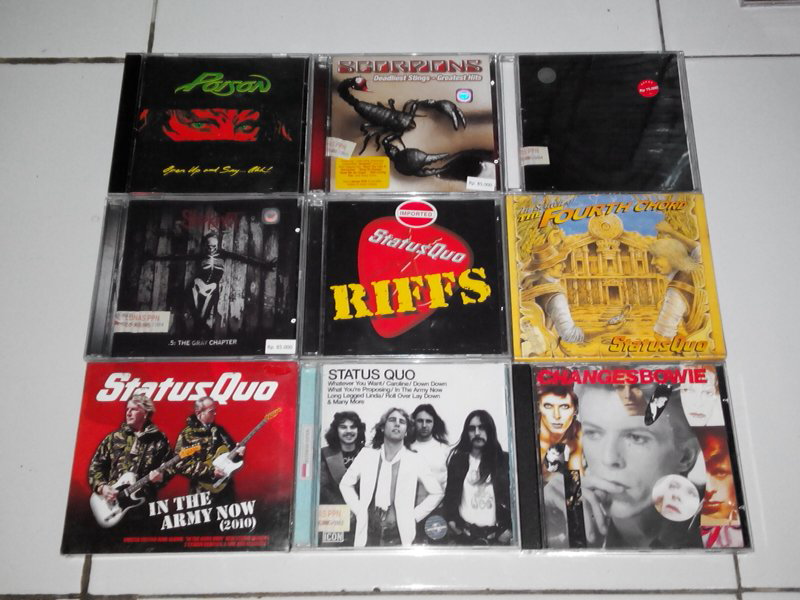 CD Murmer Poison, Scorpions, Extreme, Status quo
