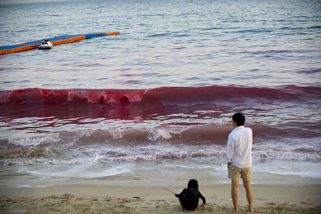 Tanda Kiamat? Muncul Ombak Merah di China!