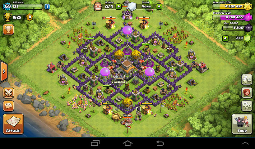 Jual Char Clash Of Clans (coc) TH8 Lv68
