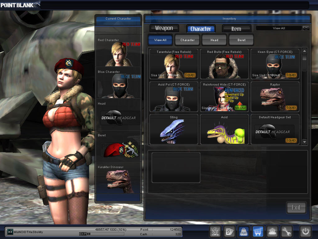 Char PB pointblank Letkol Grade 4