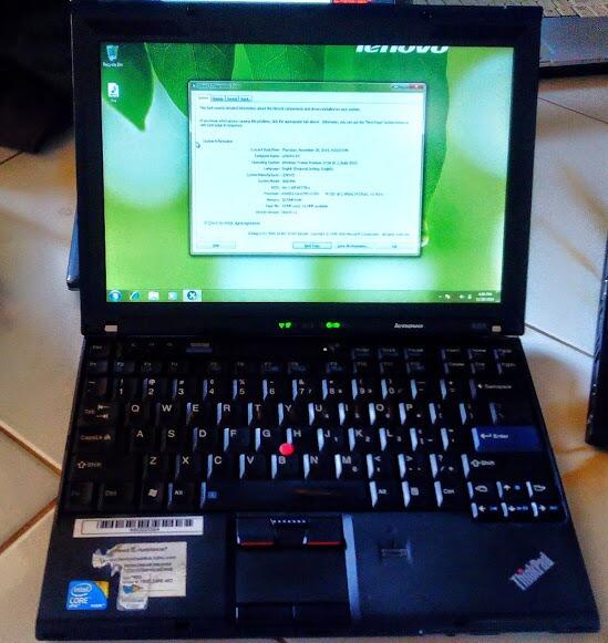 Lenovo ThinkPad X201 | 12" | Core i5 | RAM 3GB | Ringan dan Kokoh | 3jt-an