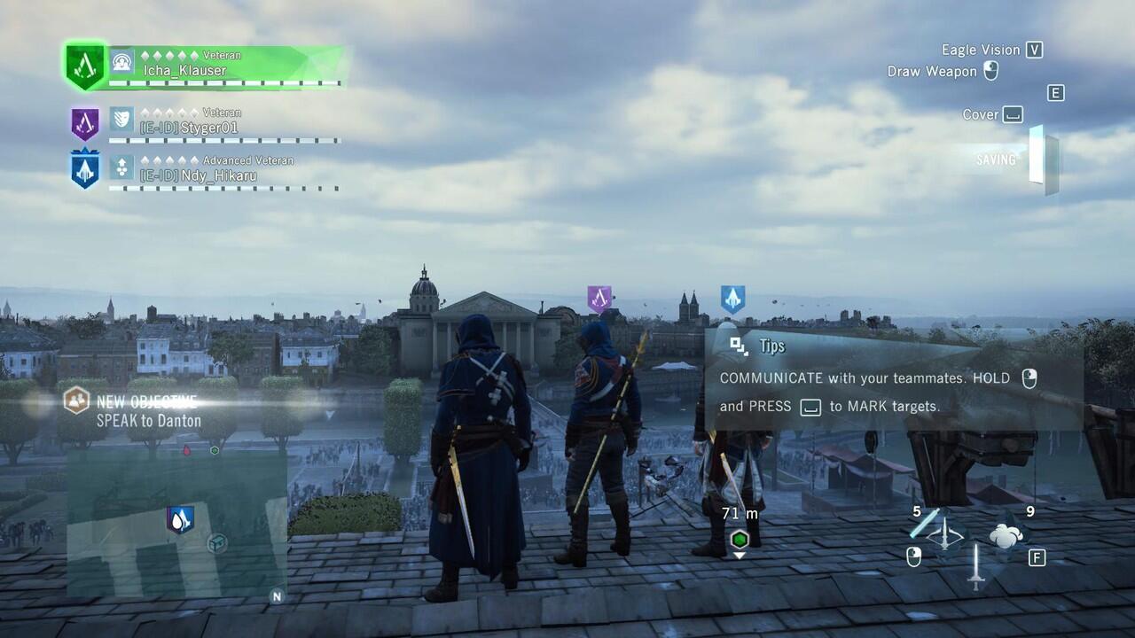 Assassins creed unity очки синхронизации карта