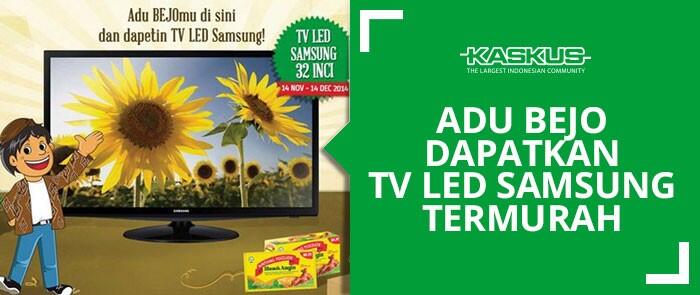 Yuk Gan Adu Bejo Dan Dapetin TV LED Paling Murah