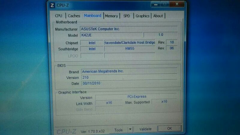 wts laptop asus K42JE kondisi bagus