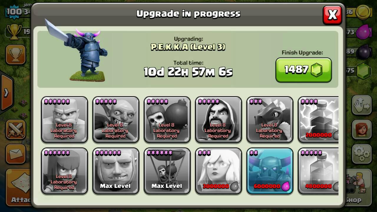 WTS> ID Clash of Clans COC TH 9 LV 100 TROOPS OKE