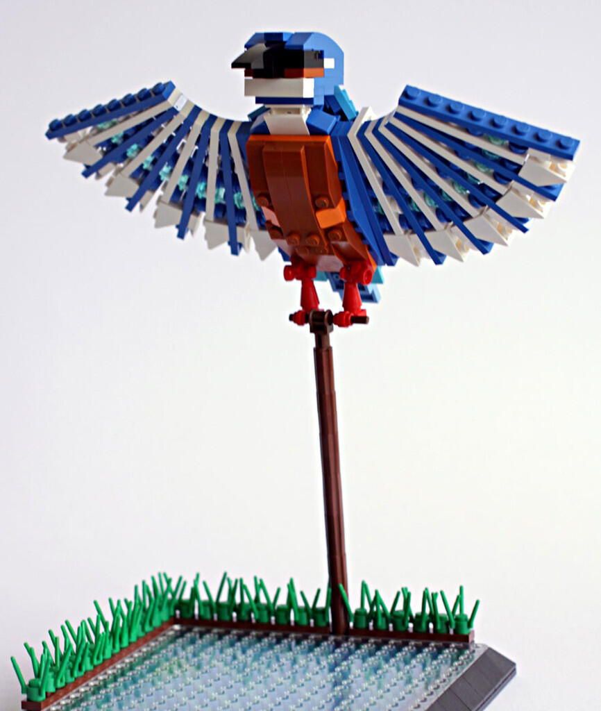 &#91;KEREN&#93; Burung-Burung Ini Terbuat dari Lego