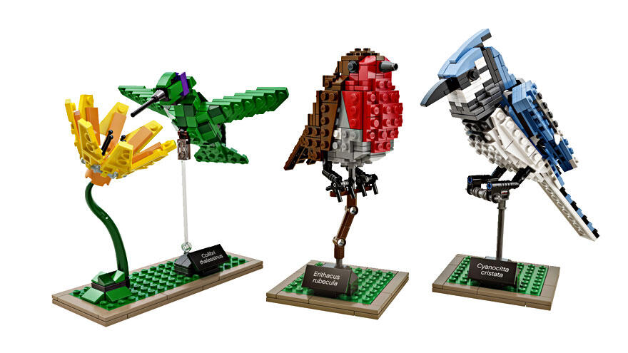 &#91;KEREN&#93; Burung-Burung Ini Terbuat dari Lego