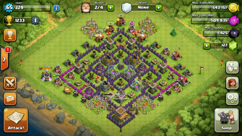 WTS ID Clash Of Clans ( COC ) TH 8