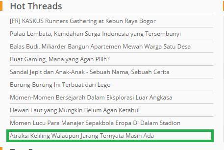 Atraksi Keliling Walaupun Jarang Ternyata Masih Ada