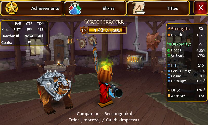 jual account arcane legends murah