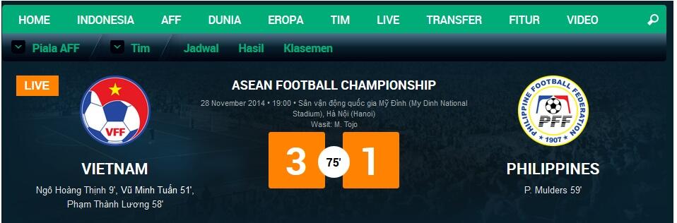 &#91;Fitnah&#93; Lolos Semifinal, Skor Sementara Timnas 3 vs 1 Laos 