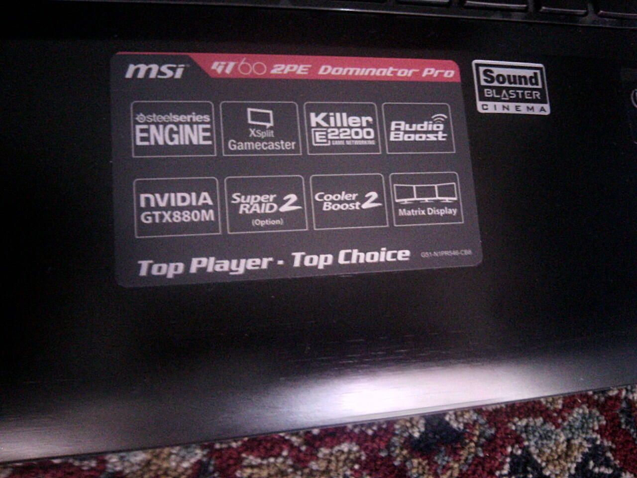 JUAL SANTAI LAPTOP MSI GT60 2PE DOMINATOR PRO SPESIAL FOR GAMING