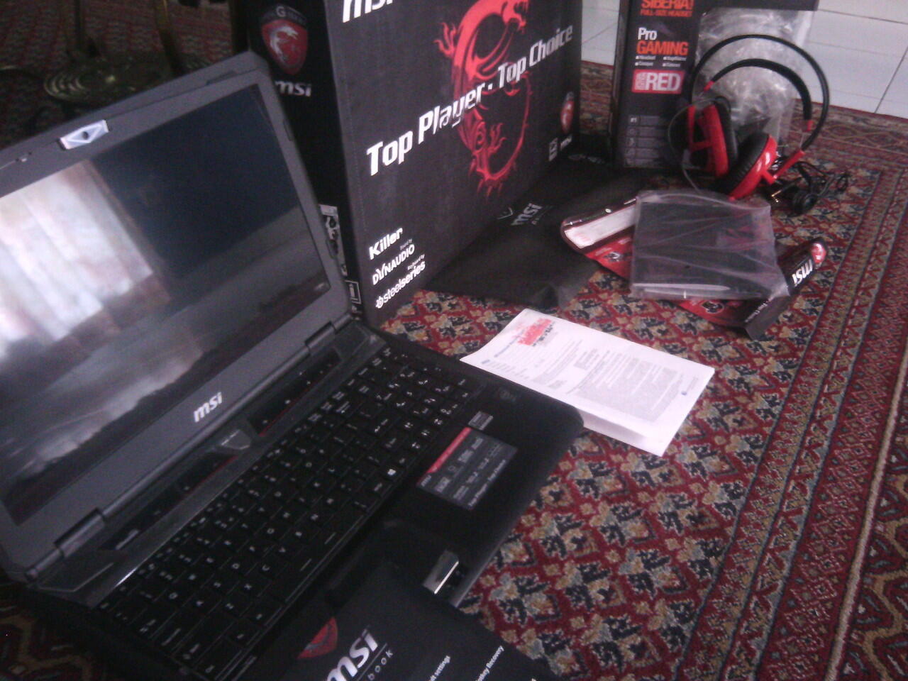 JUAL SANTAI LAPTOP MSI GT60 2PE DOMINATOR PRO SPESIAL FOR GAMING