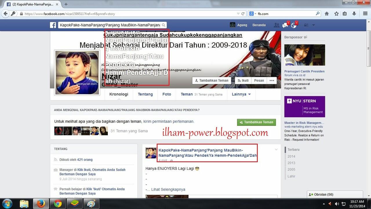 CARA MENJADI STALKER JAMAN SKRG GAN