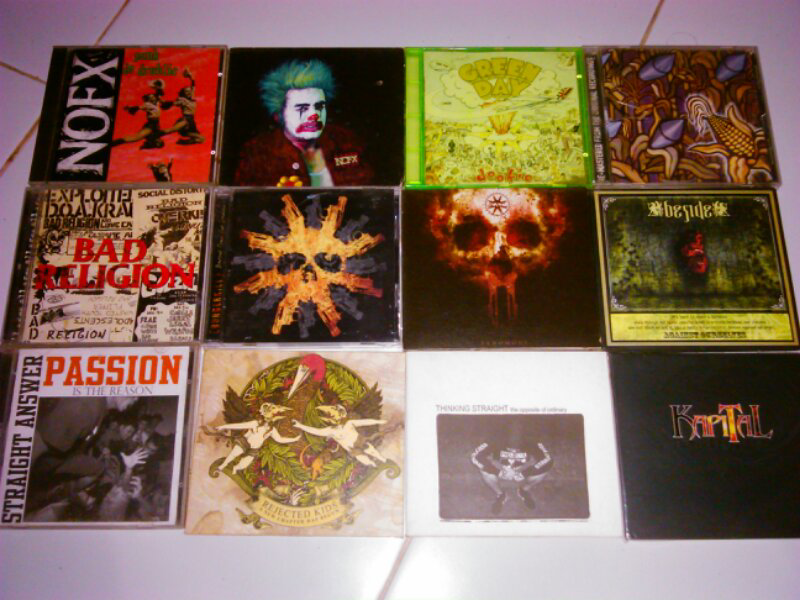 JUAL CD ALBUM NOFX, BAD RELIGION, GREEN DAY, DLL