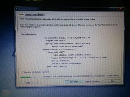 WTS ASUS UL 20 FT