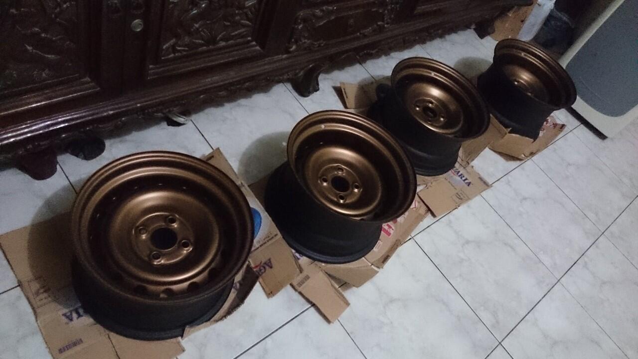 Terjual Dijual Velg Mobil Lebar 8 9 Inch Celong Kaleng TEGAL KASKUS