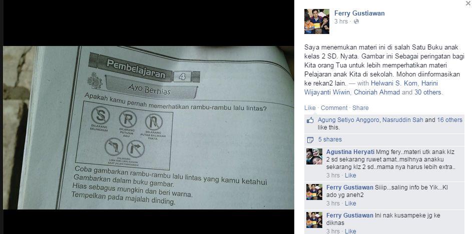 GILA!! ANAK SD DIAJARAIN DILARANG SELINGKUH!