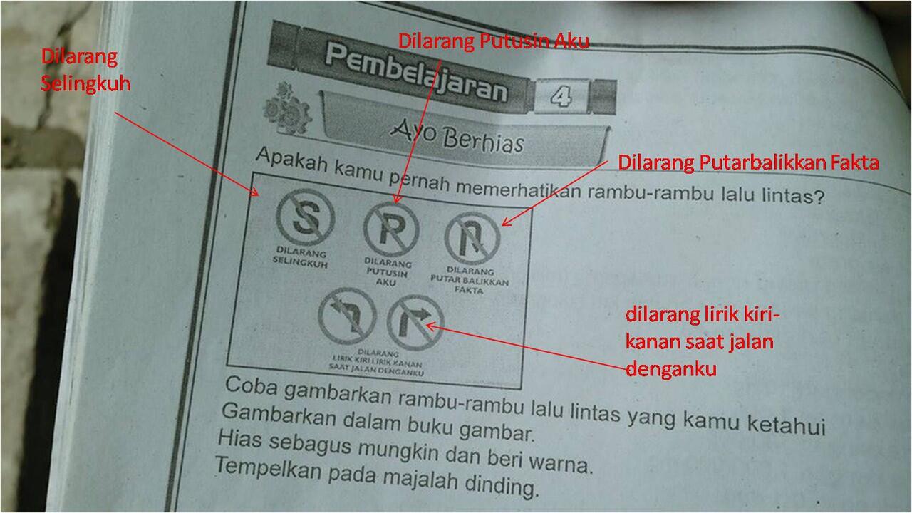 GILA!! ANAK SD DIAJARAIN DILARANG SELINGKUH!