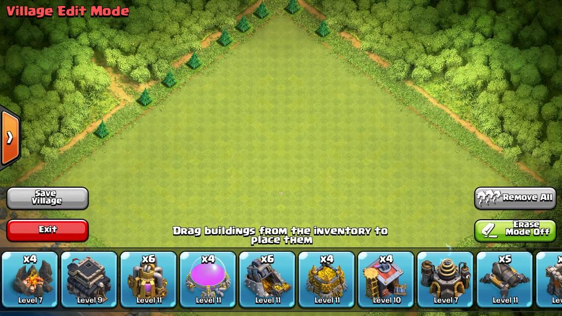 WTS ID CLASH OF CLAN FULL TROOPS FULL BUILDINGS TH9 DEF MANTAB !!!