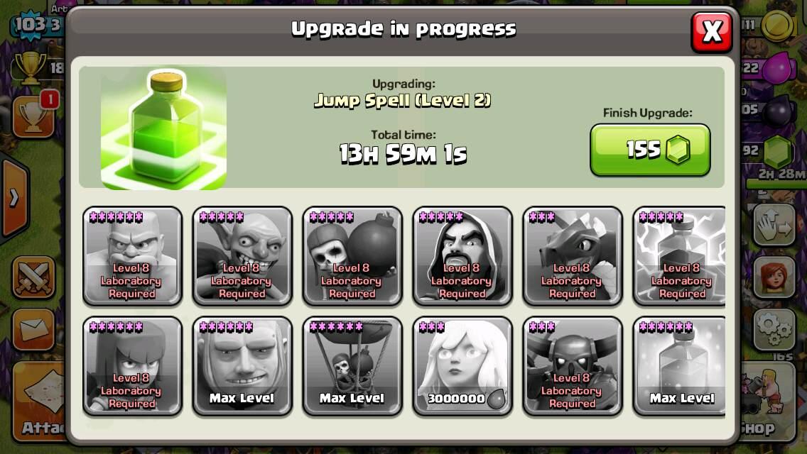 WTS ID CLASH OF CLAN FULL TROOPS FULL BUILDINGS TH9 DEF MANTAB !!!