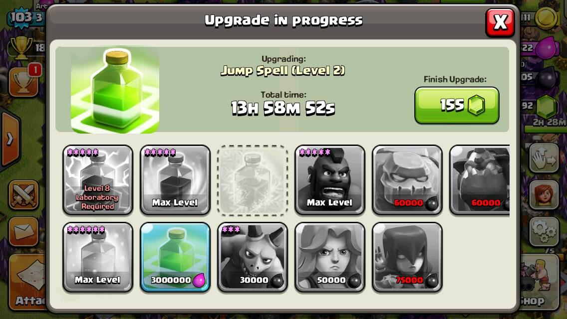 WTS ID CLASH OF CLAN FULL TROOPS FULL BUILDINGS TH9 DEF MANTAB !!!