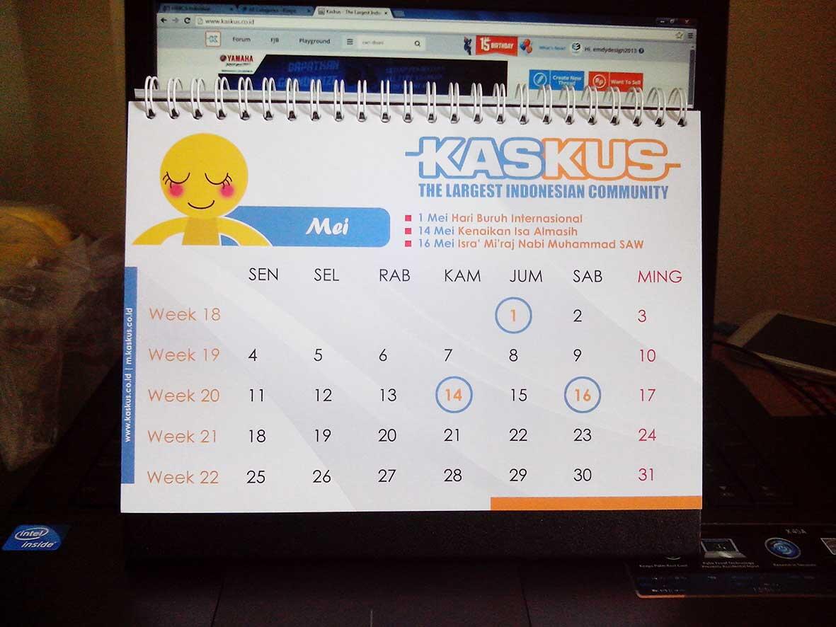 Yuuk Gan 'n Sist, kita bikin kalender KASKUS 2015 desain dari ane!