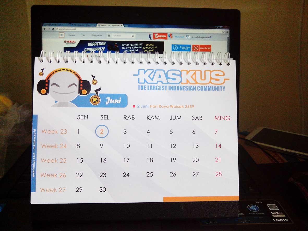 Yuuk Gan 'n Sist, kita bikin kalender KASKUS 2015 desain dari ane!