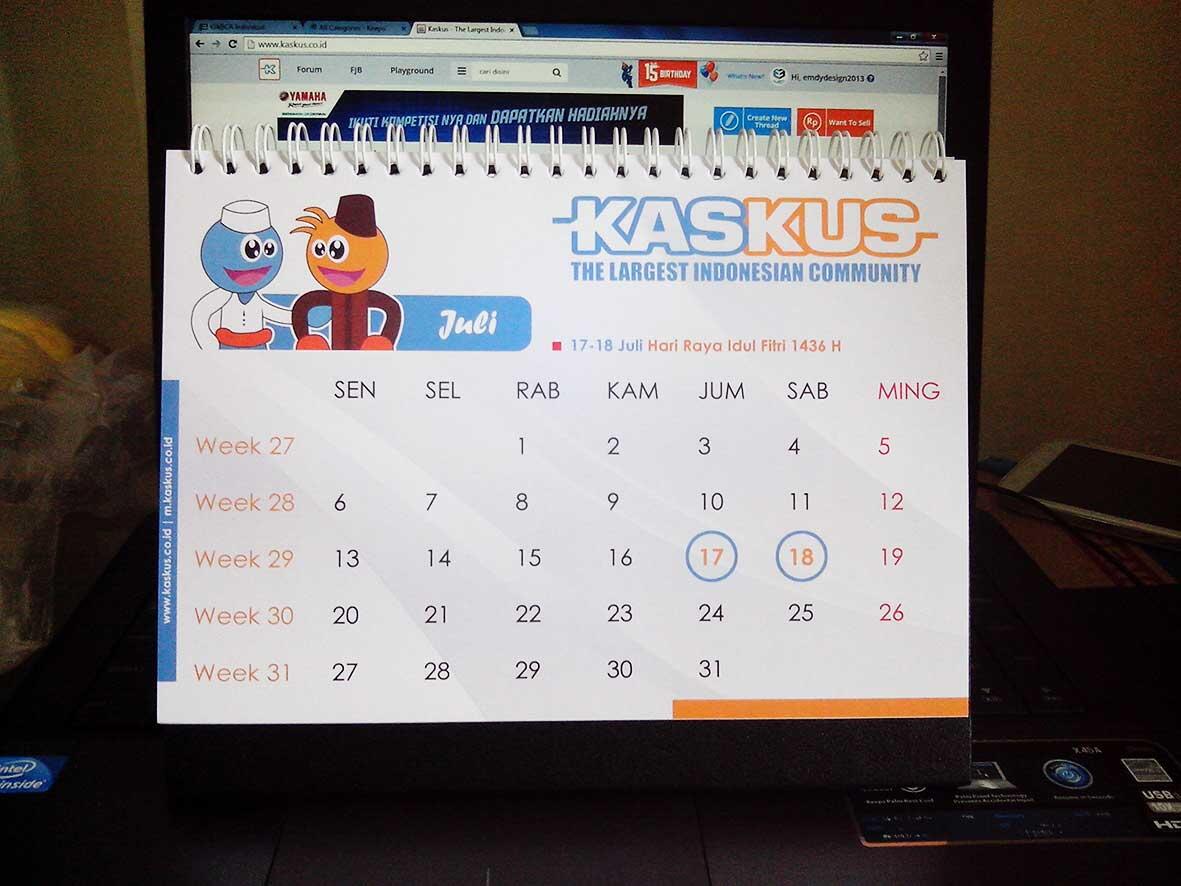 Yuuk Gan 'n Sist, kita bikin kalender KASKUS 2015 desain dari ane!