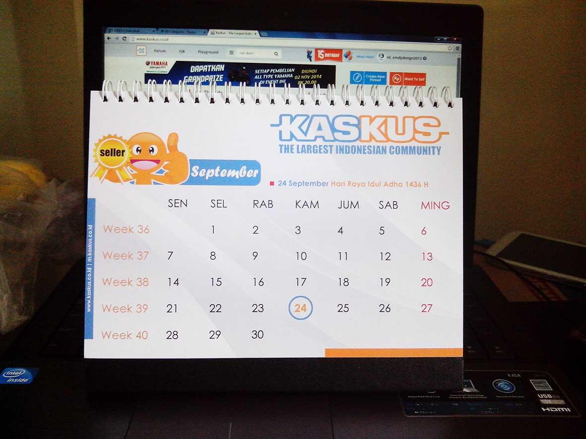 Yuuk Gan 'n Sist, kita bikin kalender KASKUS 2015 desain dari ane!