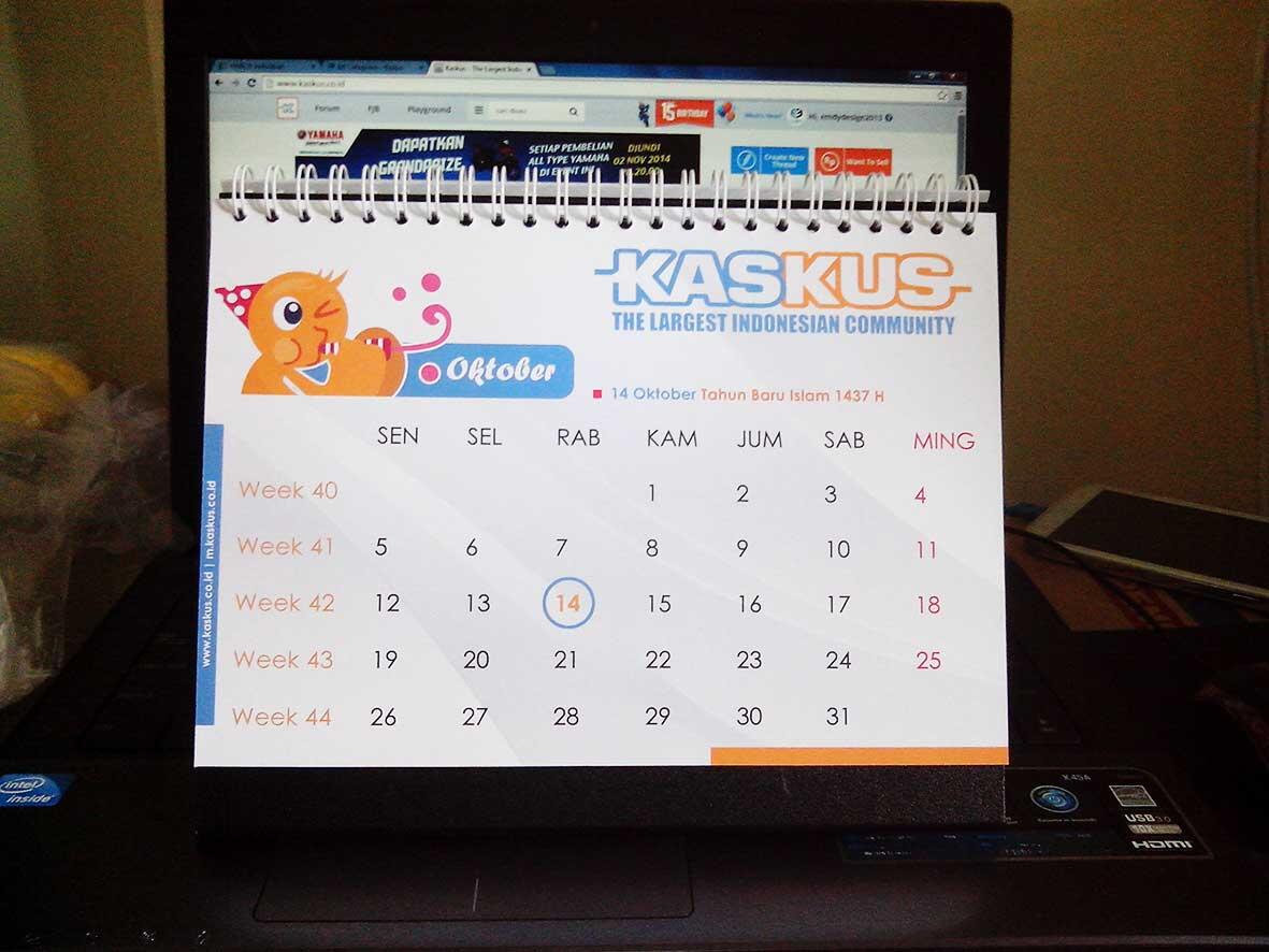 Yuuk Gan 'n Sist, kita bikin kalender KASKUS 2015 desain dari ane!