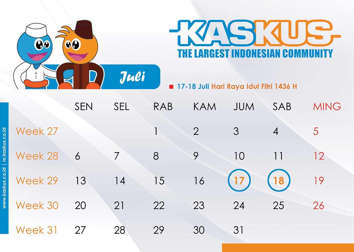 Yuuk Gan 'n Sist, kita bikin kalender KASKUS 2015 desain dari ane!