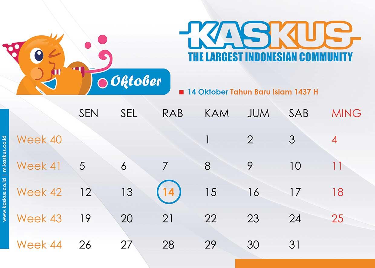 Yuuk Gan 'n Sist, kita bikin kalender KASKUS 2015 desain dari ane!