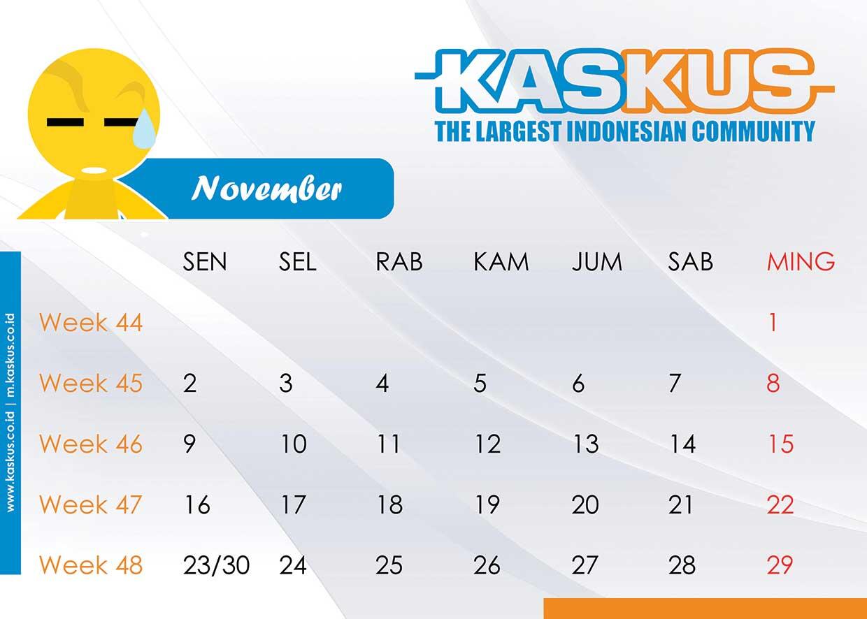 Yuuk Gan 'n Sist, kita bikin kalender KASKUS 2015 desain dari ane!