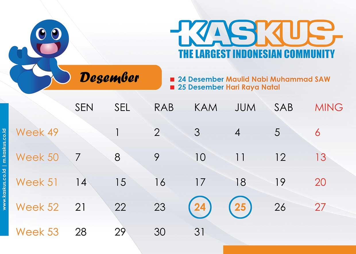 Yuuk Gan 'n Sist, kita bikin kalender KASKUS 2015 desain dari ane!