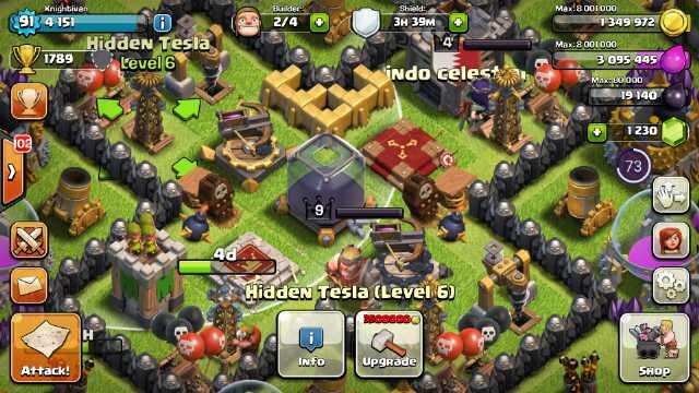 JUAL ID CLASH OF CLANS TH9 MURAH
