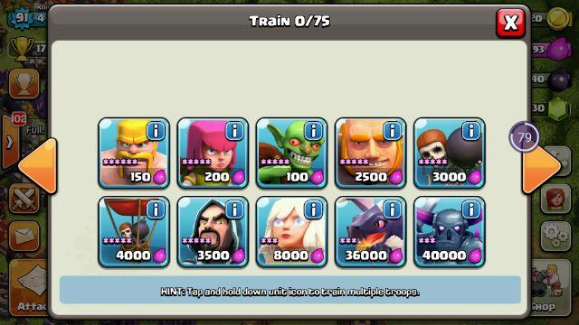 JUAL ID CLASH OF CLANS TH9 MURAH