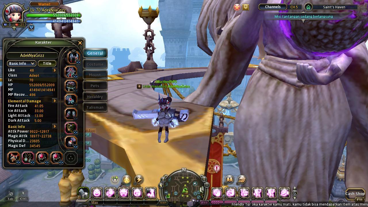 Sale char Dragon Nest