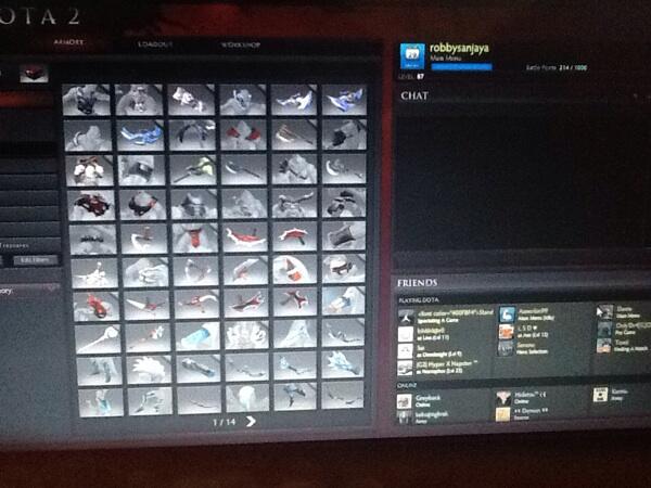 ID DOTA 2 full item set level 87 mantap nego suka-suka