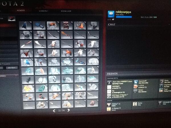 ID DOTA 2 full item set level 87 mantap nego suka-suka