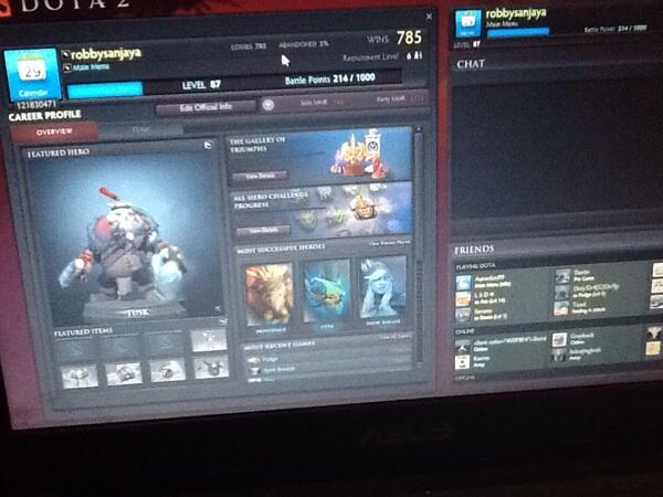 ID DOTA 2 full item set level 87 mantap nego suka-suka