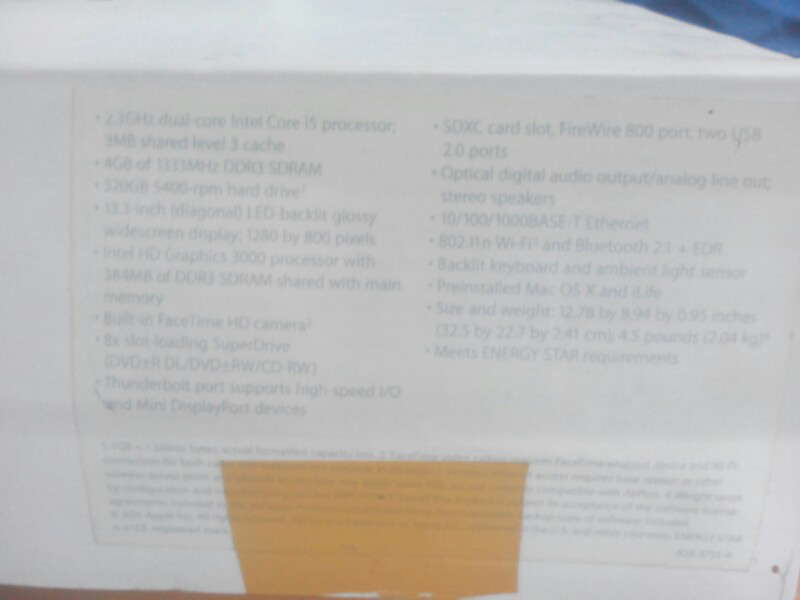 Macbook Pro Core i5 Fullset