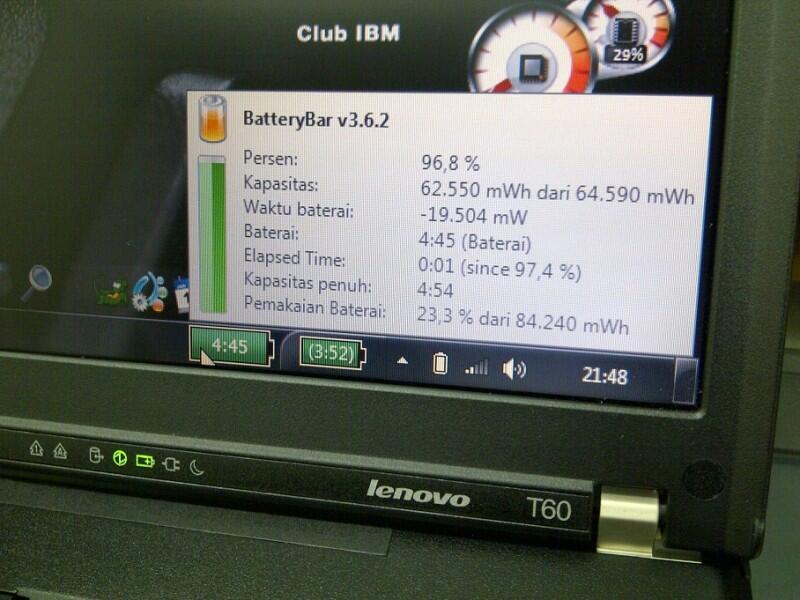 Jual tt/bt Laptop Bandel lenovo t60 thinkpad Bandung