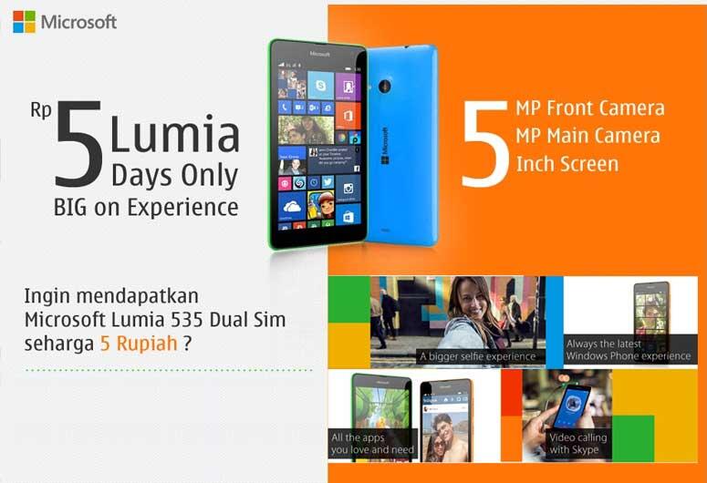 Nokia Lumia dijual seharga Rp 5 ???