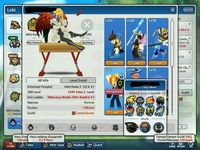 Char Lost Saga
