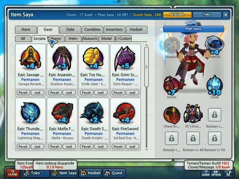 Char Lost Saga