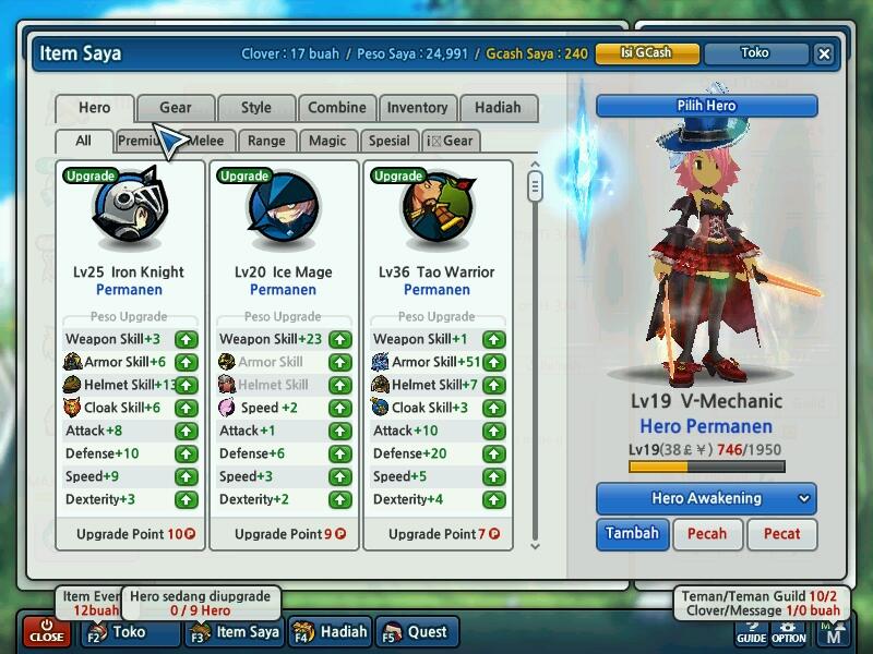 Char Lost Saga