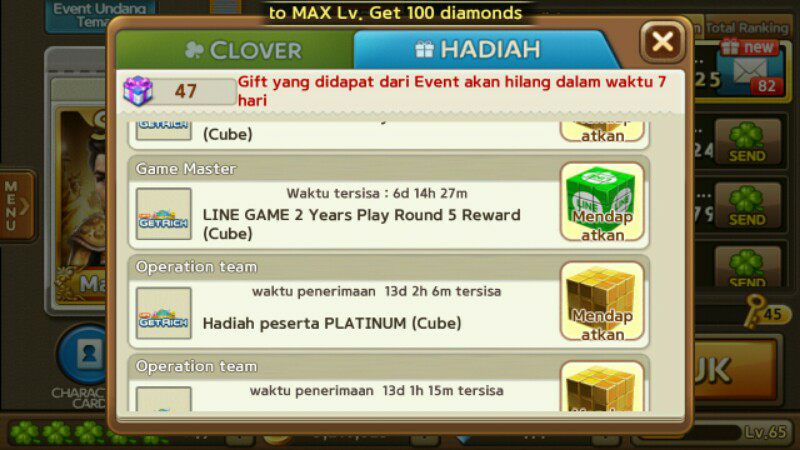 Jual ID Game Line Get Rich level maksimal Bandung